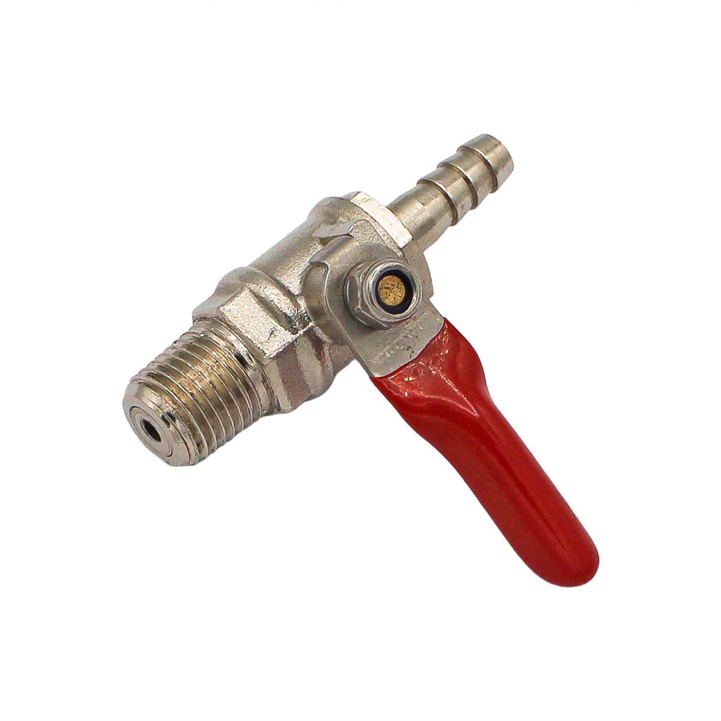 Ball Check Valve - 1/4" Male NPT to 1/4" Barb -  Canuck Homebrew Supply, Canada