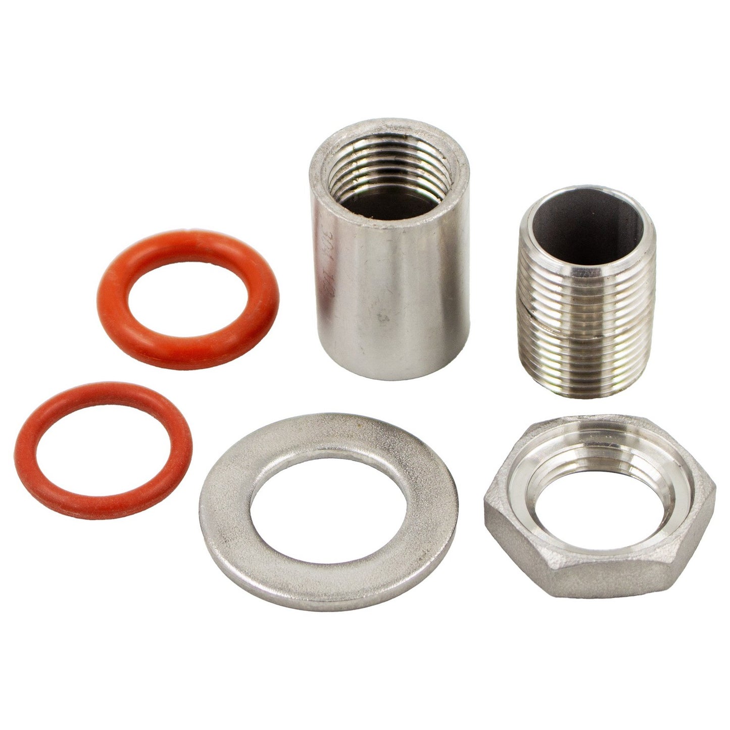 Stainless Steel Weldless Bulkhead - 1/2" NPT