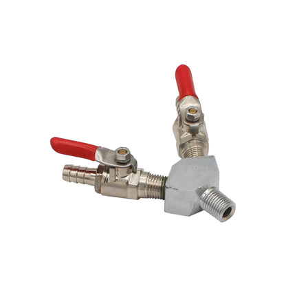 Y Splitter with Barbed Shut-Offs - 3/8"