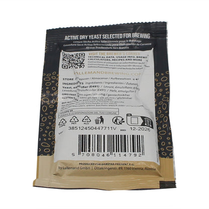 LalBrew Abbaye Belgian Dry Ale Yeast - Premium Dry Yeast (11 g)