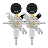 Micro Matic Premium Plus Secondary Double CO2 Regulator (60 PSI) [1162]