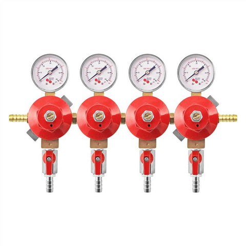Micro Matic Secondary Quadruple CO2 Regulator (60 PSI) [8044]