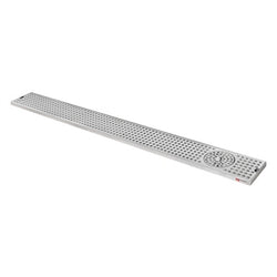 Mount Spray Glass Rinser with Drain Drip Tray - 45"x5"x3/4"