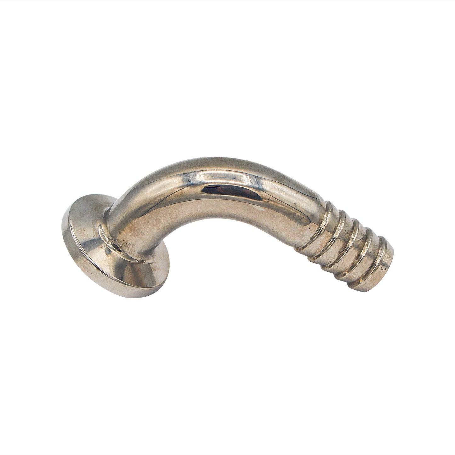 Ss Brewtech Stainless Steel Tri-Clover 90° Elbow - 3/4" TC X 1/2" OD Barb