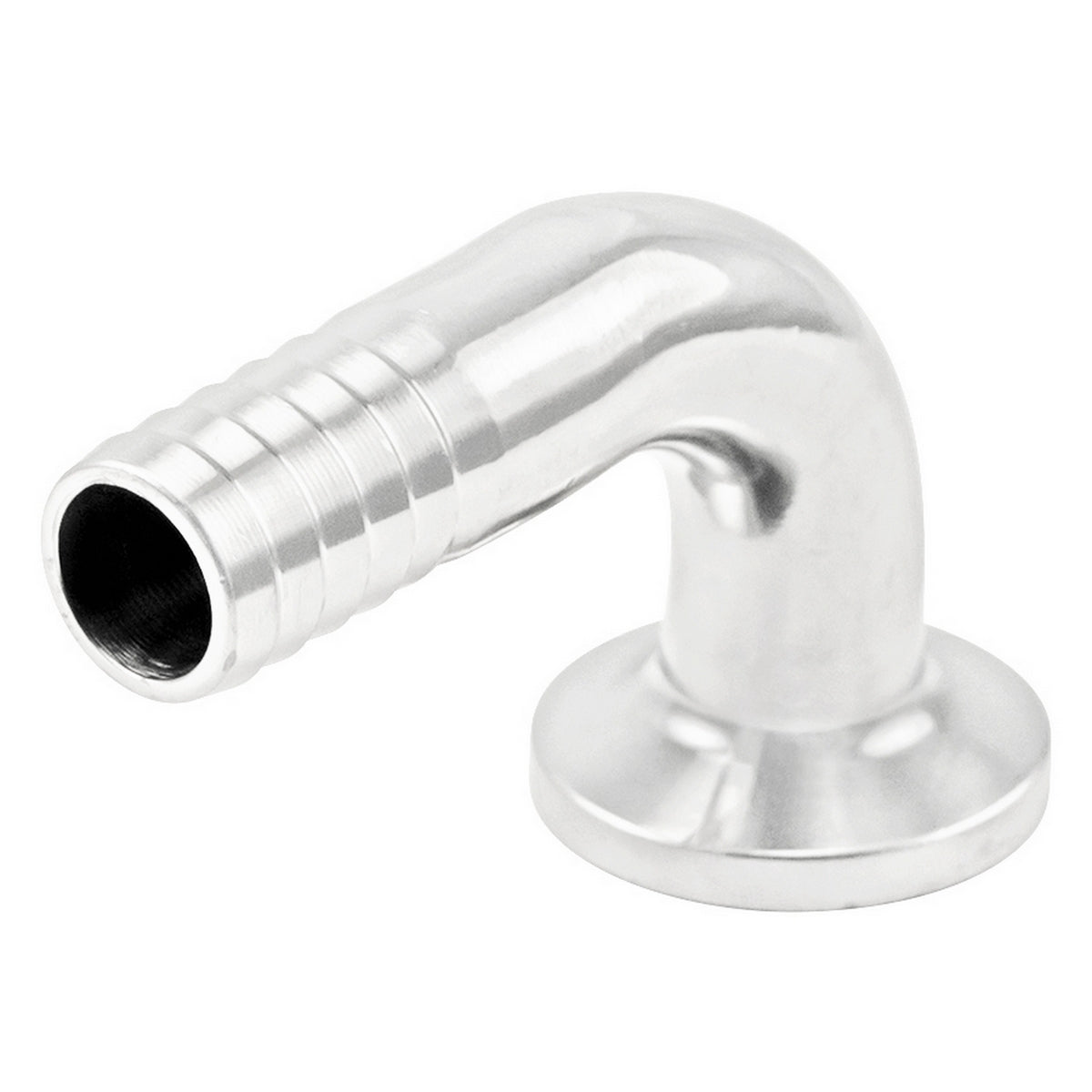 Ss Brewtech Stainless Steel Tri-Clover 90° Elbow - 3/4" TC X 1/2" OD Barb