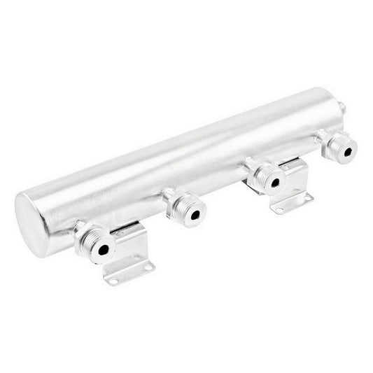 Stainless Steel Beer Distributor - 4 Way (7/8"-14 (5/8" BSP) X 5/8" OD Barb | Manifold)