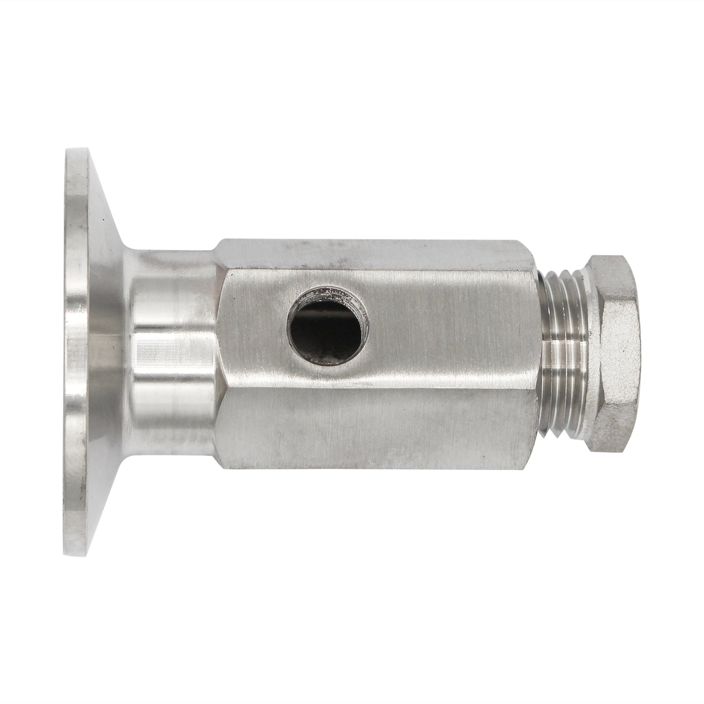 Stainless Steel Tri-Clover Sight Gauge Adapter  - 1.5" TC