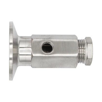 Stainless Steel Tri-Clover Sight Gauge Adapter  - 1.5" TC