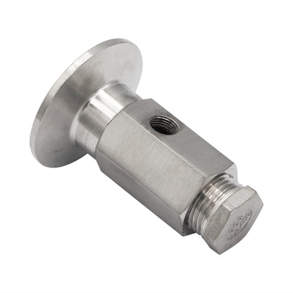 Stainless Steel Tri-Clover Sight Gauge Adapter  - 1.5" TC