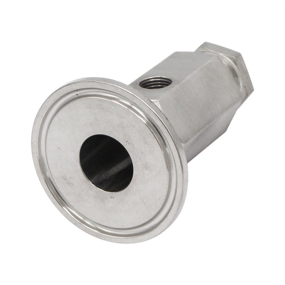 Stainless Steel Tri-Clover Sight Gauge Adapter  - 1.5" TC