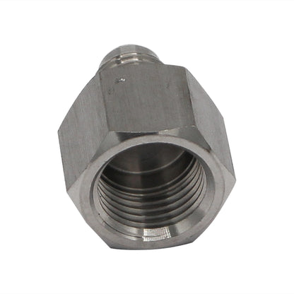 Stainless Steel Cornelius Keg Plug Adapter - 1/4" MFL (19/32)