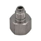 Stainless Steel Cornelius Keg Plug Adapter - 1/4" MFL (19/32)