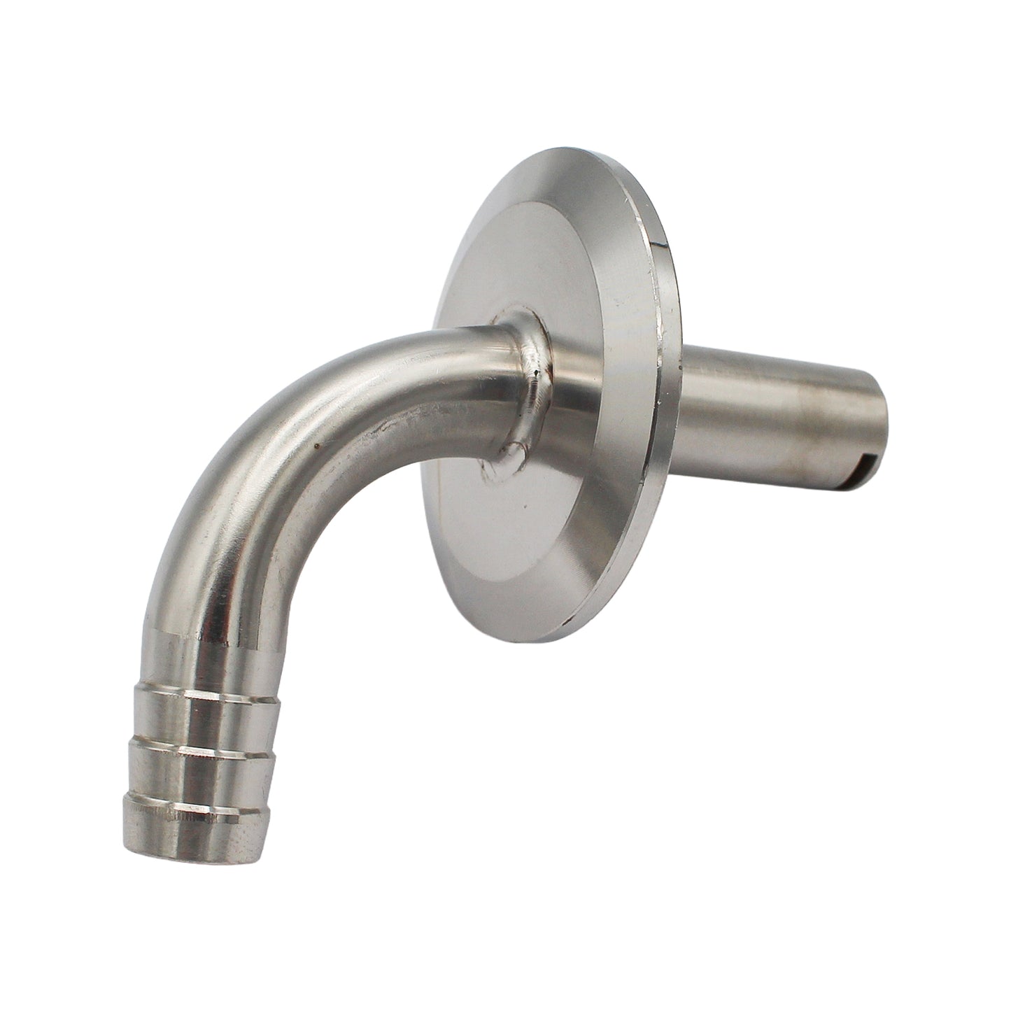 Ss Brewtech Stainless Steel Tri-Clover 90° Whirlpool Elbow - 1.5 TC X 1/2" OD