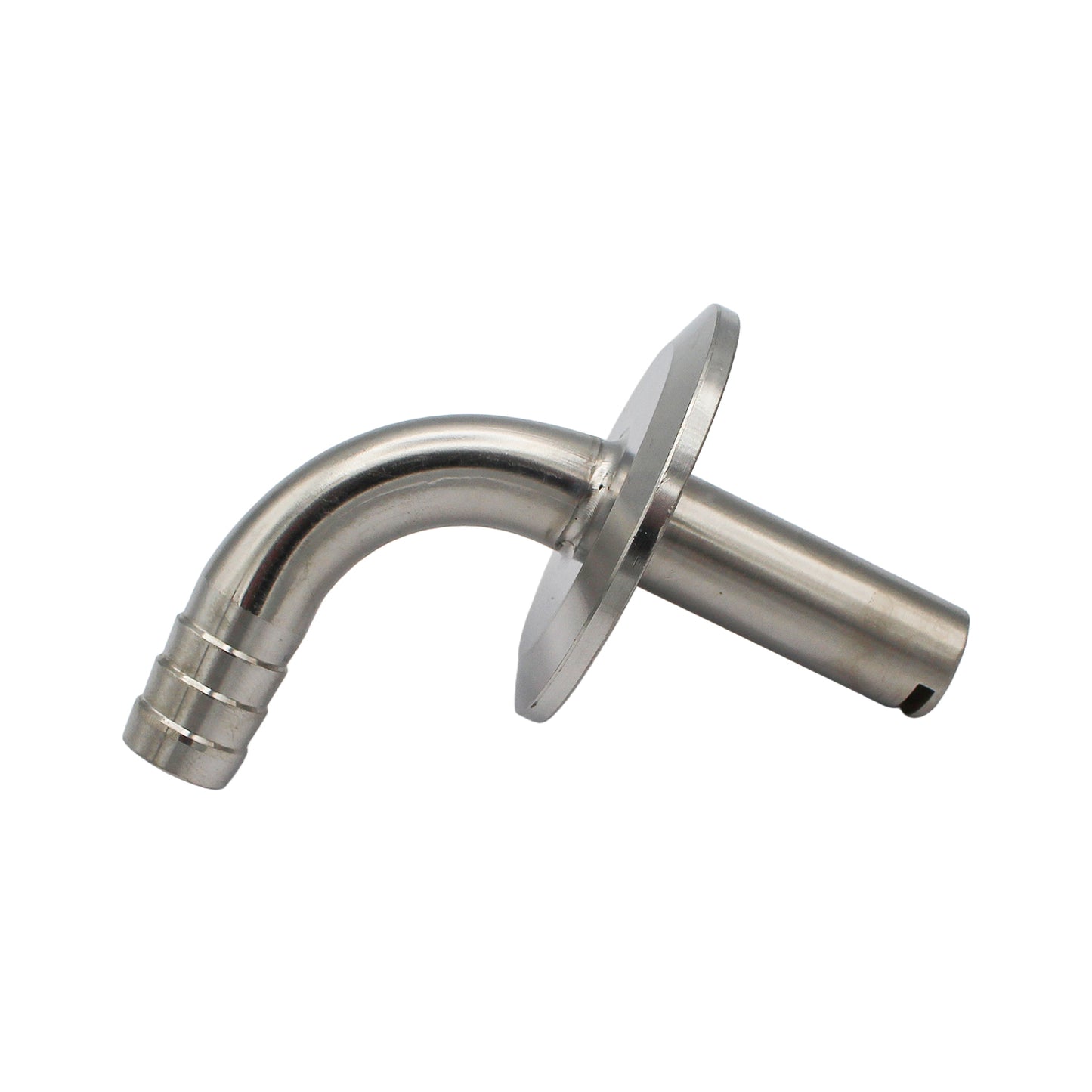Ss Brewtech Stainless Steel Tri-Clover 90° Whirlpool Elbow - 1.5 TC X 1/2" OD