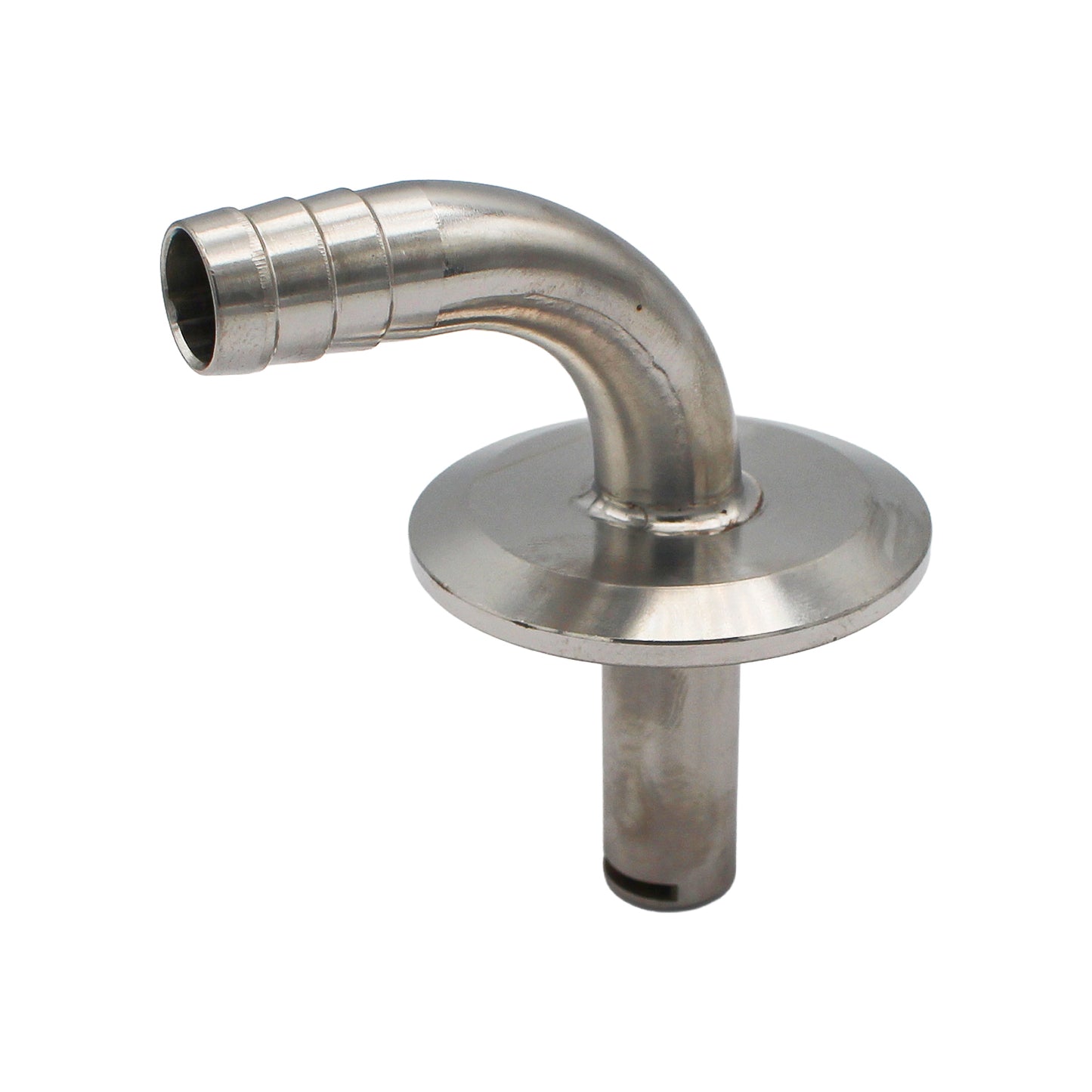 Ss Brewtech Stainless Steel Tri-Clover 90° Whirlpool Elbow - 1.5 TC X 1/2" OD