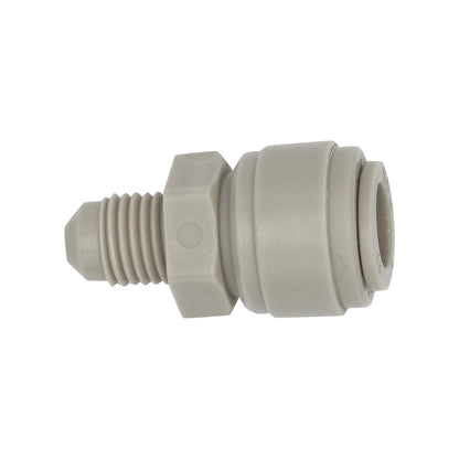 CDC Food Grade Plastic (Push-In) Fitting - 1/4" MFL X 3/8" (9.5mm)