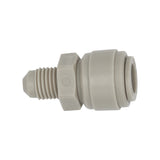 CDC Food Grade Plastic (Push-In) Fitting - 1/4" MFL X 3/8" (9.5mm)
