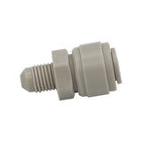 CDC Food Grade Plastic (Push-In) Fitting - 1/4" MFL X 3/8" (9.5mm)