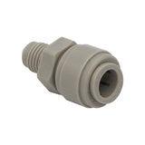 CDC Food Grade Plastic (Push-In) Fitting - 1/4" MFL X 3/8" (9.5mm)