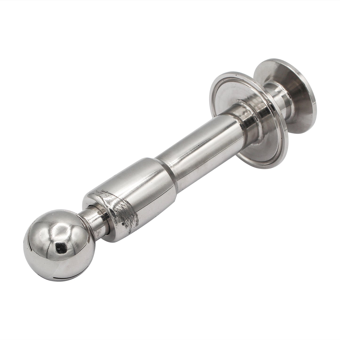 Stainless Steel Tri-Clover Spray Ball (Rotating CIP) - 2" TC X 1.5" TC