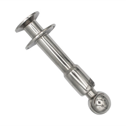 Stainless Steel Tri-Clover Spray Ball (Rotating CIP) - 2" TC X 1.5" TC
