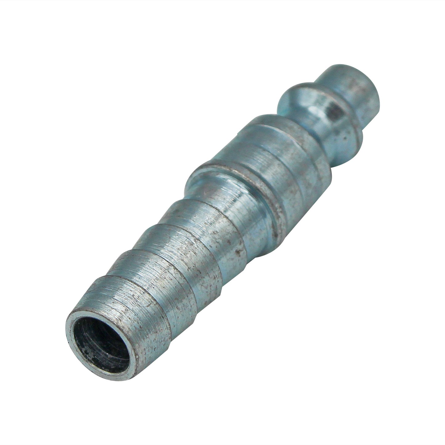 Micro Matic Anodized Brass Air Quick Disconnect Nipple - Male QD X 3/8" OD Barb [596E]