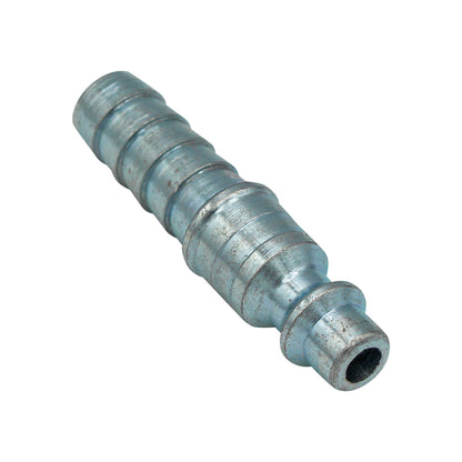 Micro Matic Anodized Brass Air Quick Disconnect Nipple - Male QD X 3/8" OD Barb [596E]