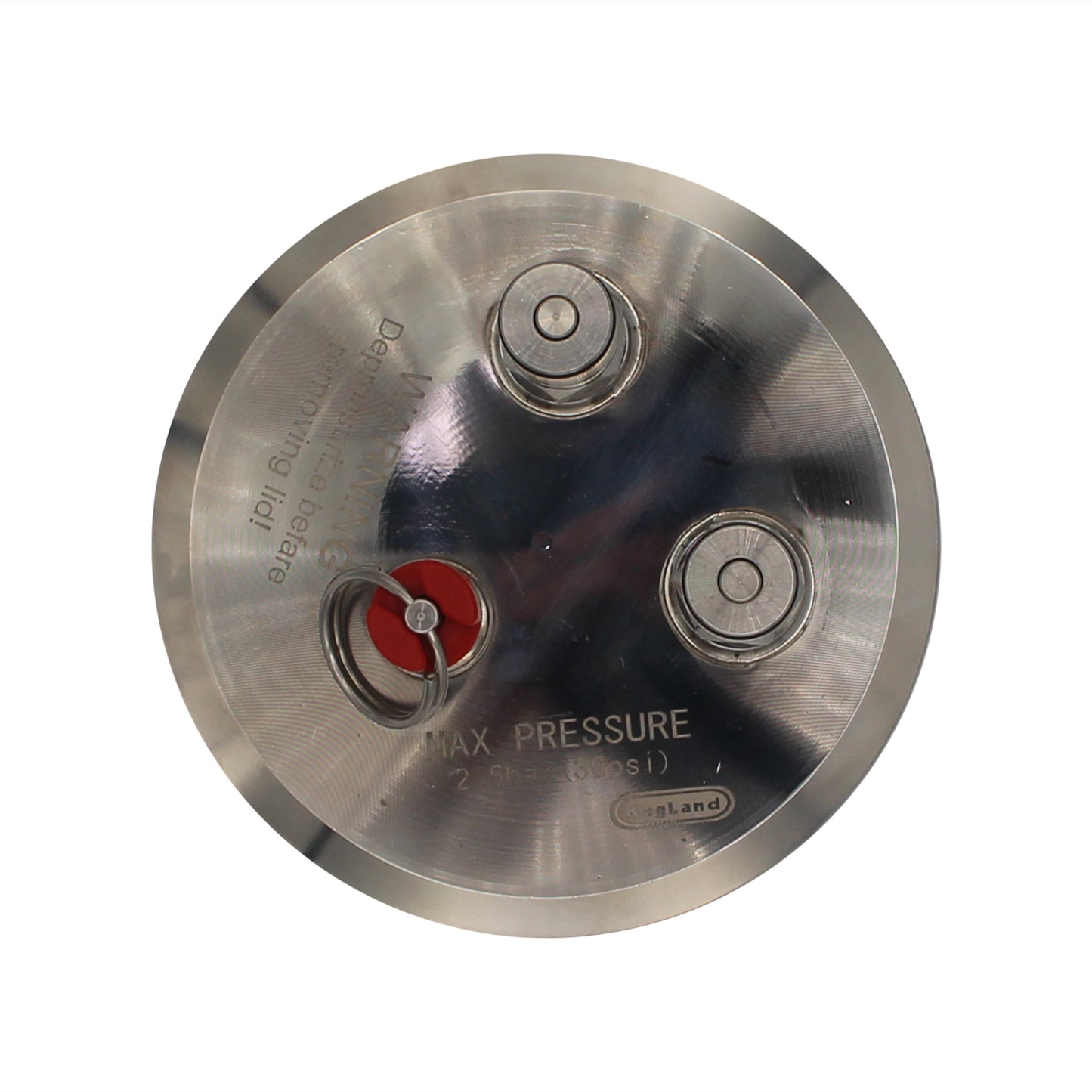 Kegland Kegmenter Stainless Steel Tri-Clover Ball Lock Lid Kit - 4 TC