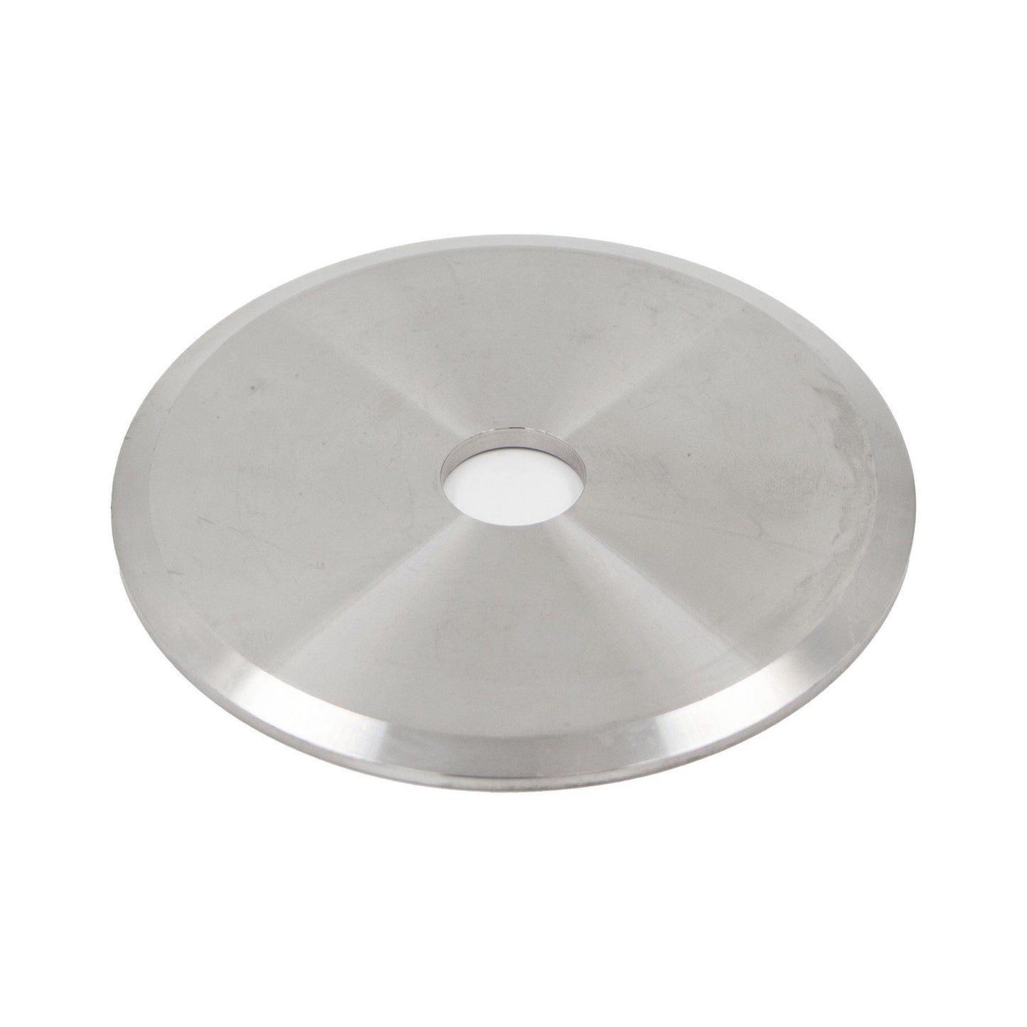 Stainless Steel Tri-Clover Cap - 4" TC (7/8" Cutout)