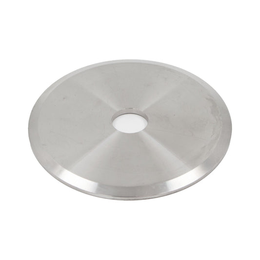 Stainless Steel Tri-Clover Cap - 4" TC (7/8" Cutout)