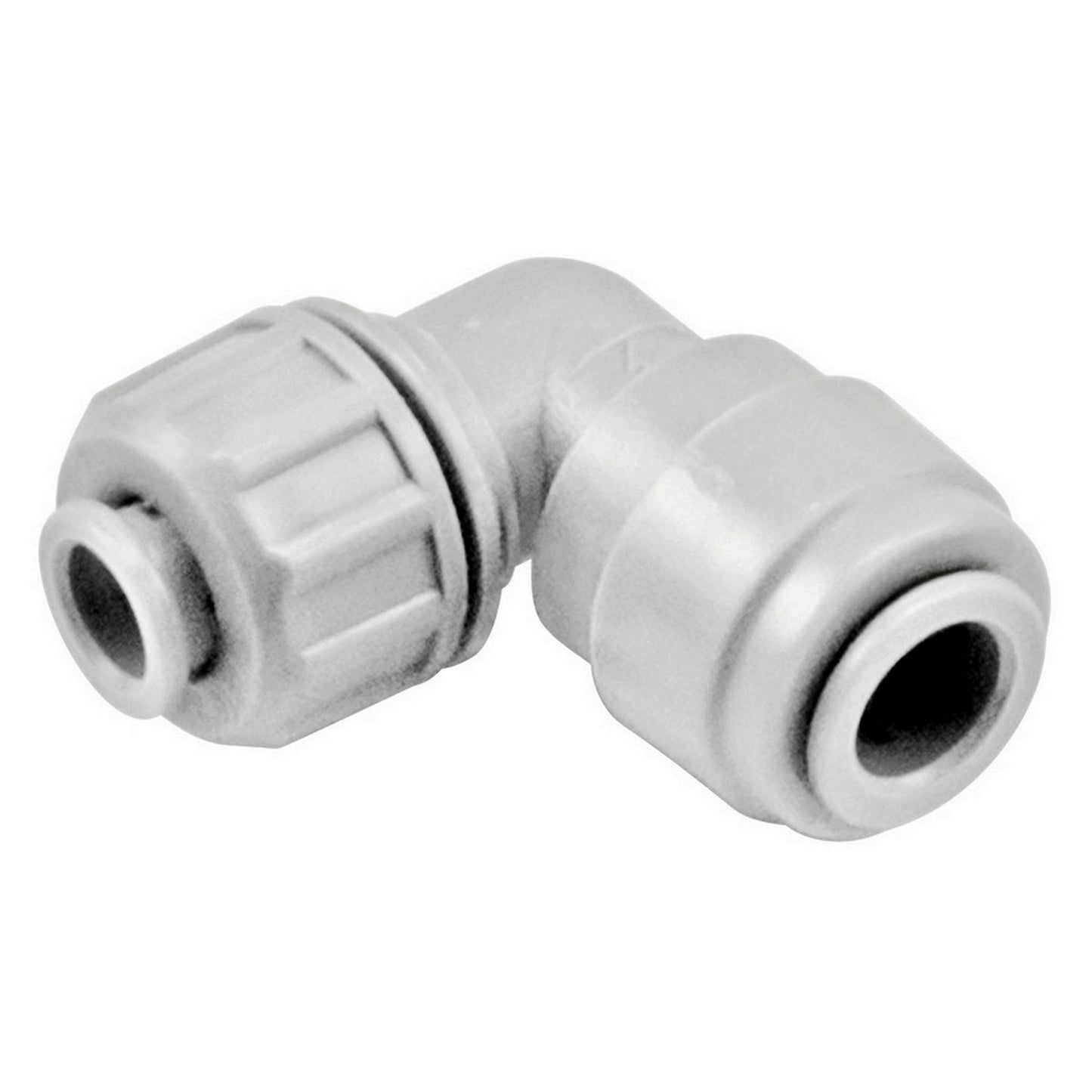 Kegland Duotight Food Grade Plastic (Push-In) 90° Screwlock Elbow Reducer - 1/4" (6.35mm) X 5/16" (8mm) -  Canuck Homebrew Supply, Canada