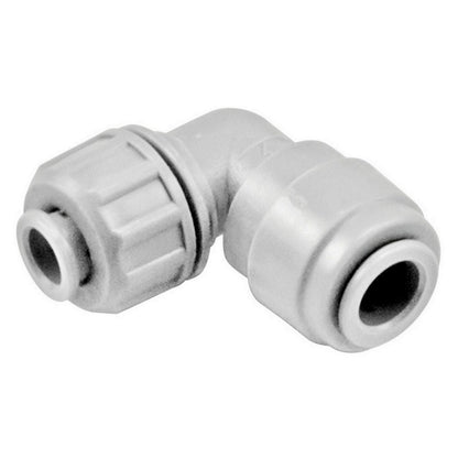 Kegland Duotight Food Grade Plastic (Push-In) 90° Screwlock Elbow Reducer - 1/4" (6.35mm) X 5/16" (8mm) -  Canuck Homebrew Supply, Canada