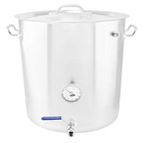 Stainless Steel Tri-Clad Mash Tun Kettle - 25 Gallon (95L)