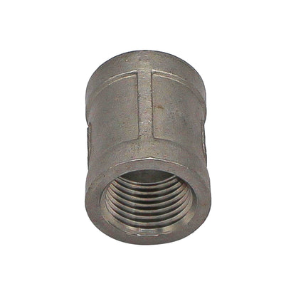 1/2" Female NPT X 1/2" Female NPT Banded Coupler - 304 Stainless Steel Pipe Fitting -  Canuck Homebrew Supply, Canada