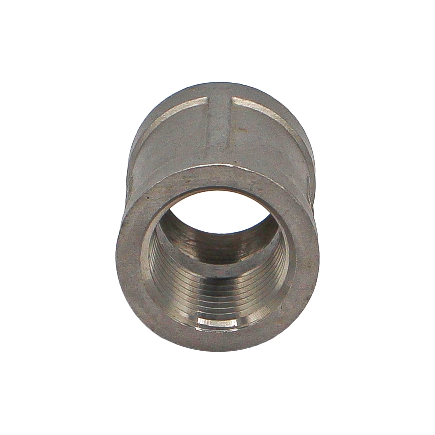 1/2" Female NPT X 1/2" Female NPT Banded Coupler - 304 Stainless Steel Pipe Fitting -  Canuck Homebrew Supply, Canada