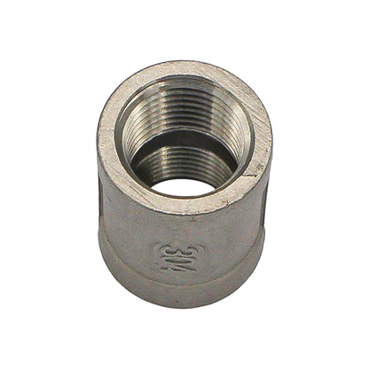 1/2" Female NPT X 1/2" Female NPT Banded Coupler - 304 Stainless Steel Pipe Fitting -  Canuck Homebrew Supply, Canada