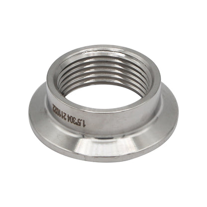 Stainless Steel Heating Element Fitting - 1.5" TC to 1" NPS