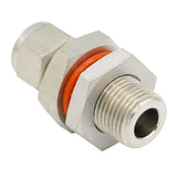 Stainless Steel HERMS Bulkhead - 1/2" Male NPT to 1/2" Compression