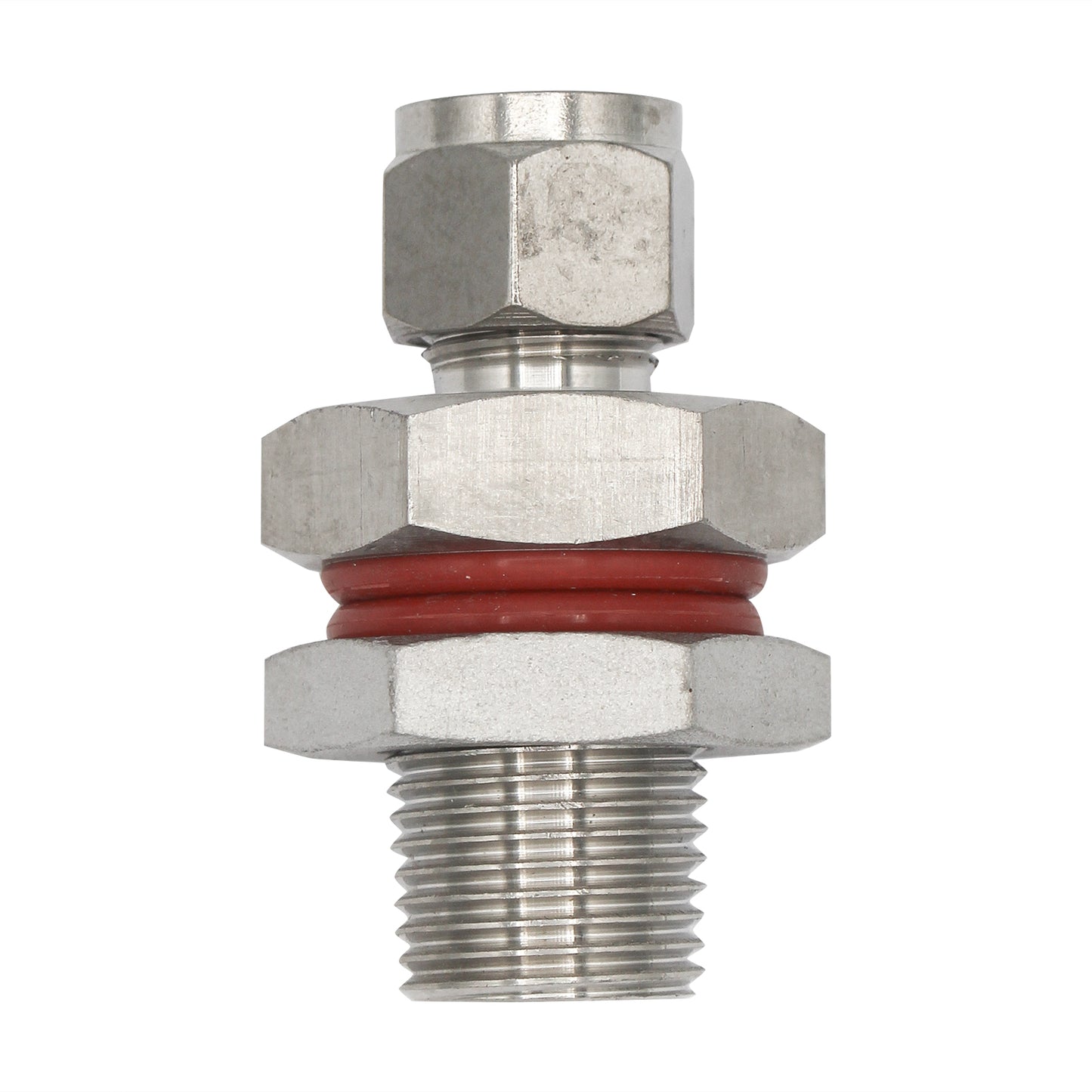 Stainless Steel HERMS Bulkhead - 1/2" Male NPT to 3/8" Compression