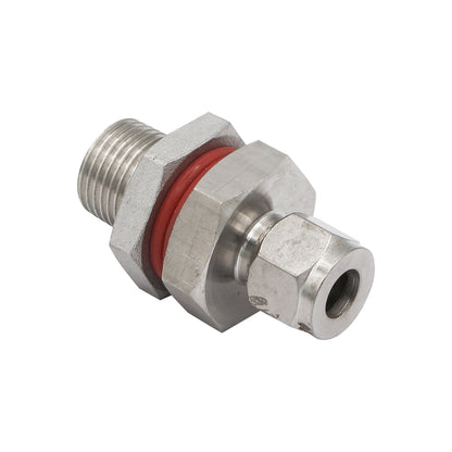Stainless Steel HERMS Bulkhead - 1/2" Male NPT to 3/8" Compression