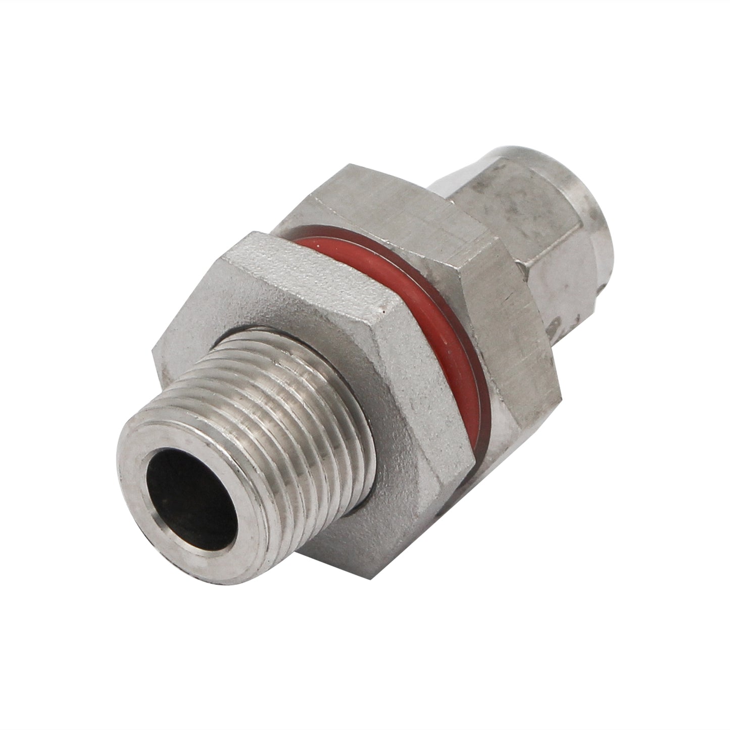 Stainless Steel HERMS Bulkhead - 1/2" Male NPT to 3/8" Compression
