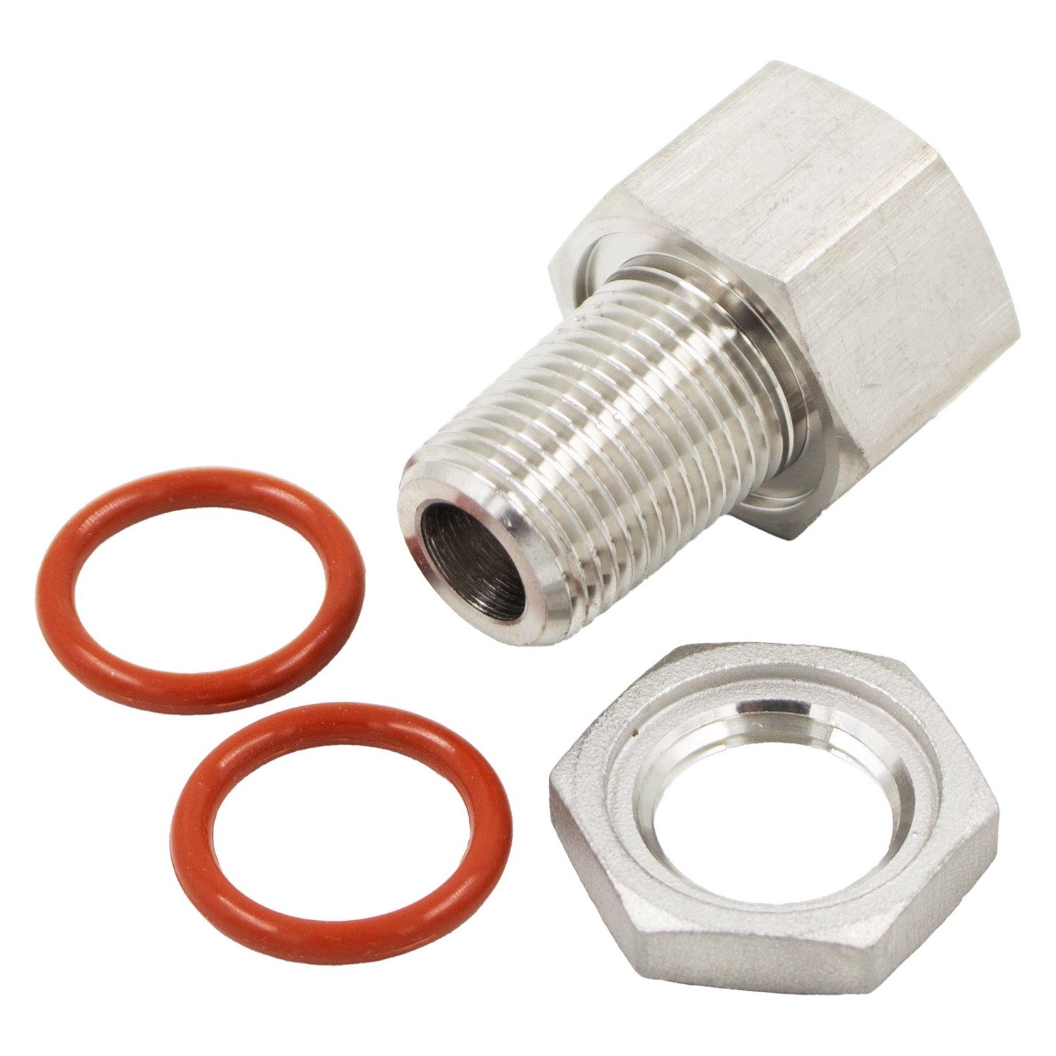 Stainless Steel Weldless Bulkhead - 1/2" NPT