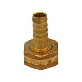 Brass 3/4" Female Garden Hose to 1/2" Barb