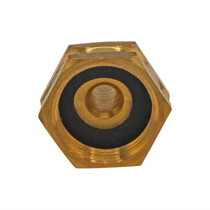 Brass 3/4" Female Garden Hose to 1/2" Barb