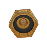 Brass 3/4" Female Garden Hose to 1/2" Barb