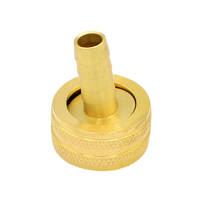 Brass 3/4" Female Garden Hose to 3/8" Barb