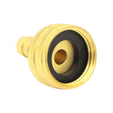 Brass 3/4" Female Garden Hose to 3/8" Barb