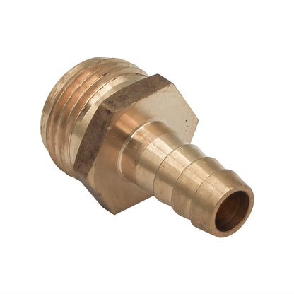 Brass 3/4" Male Garden Hose to 1/2" Barb