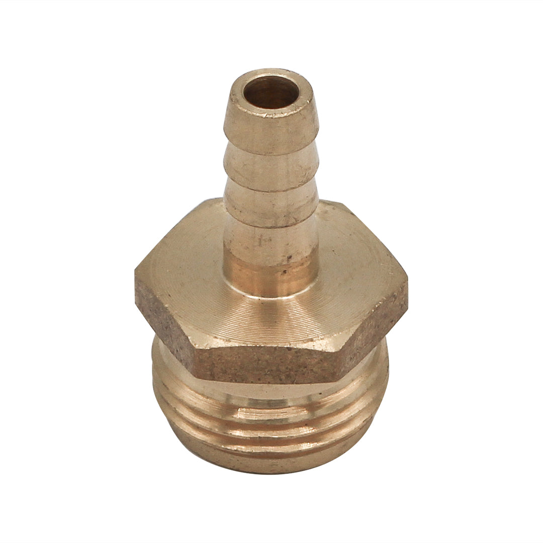 Brass 3/4" Male Garden Hose to 3/8" Barb