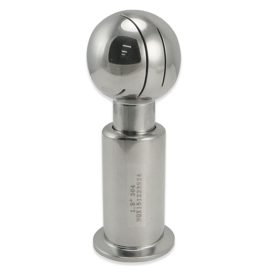 Stainless Steel Tri-Clover CIP Spray Ball - 1.5" TC